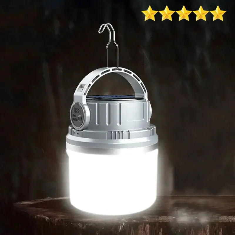 Portable LED Explorer Lantern: Waterproof & Rechargeable