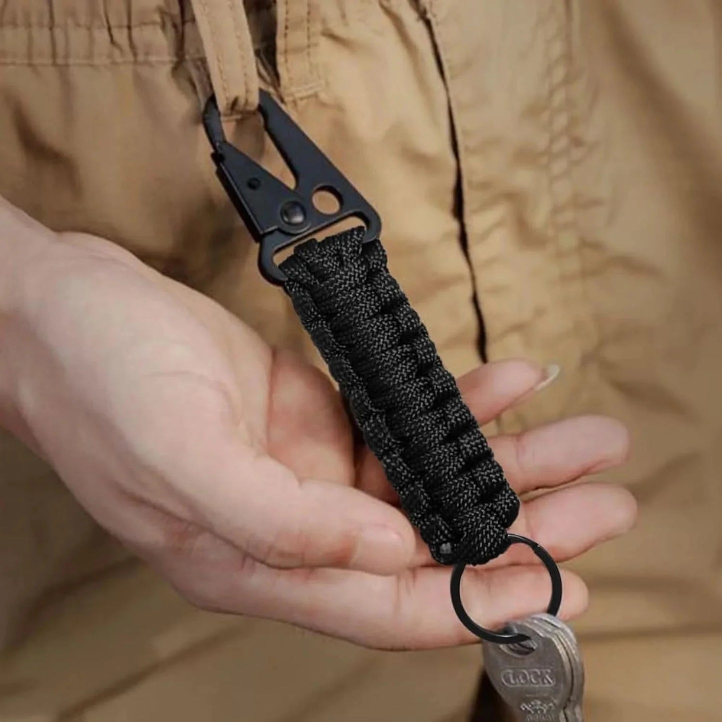 Tactical Paracord Emergency Keyring