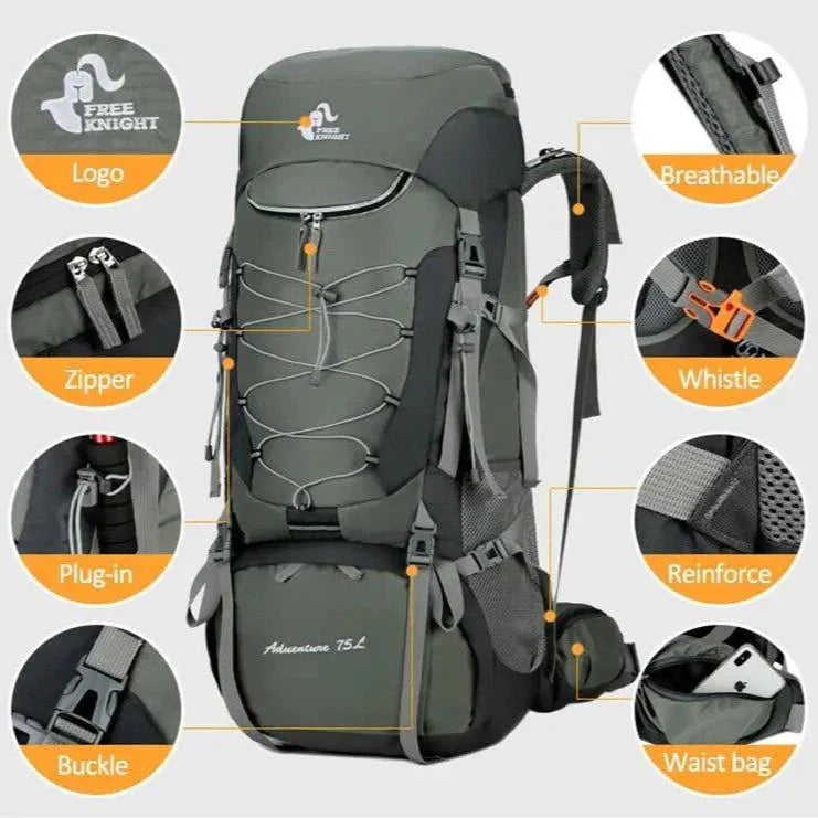 75L Capacity Expedition Backpack