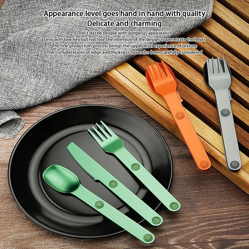 Magnetic Travel Silverware Set